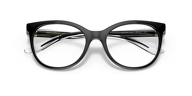 DG5084 Black PlasticEyeglass Frames for Glasses Direct, Closed View