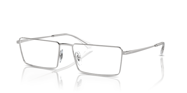 RB6541 Silver MetalEyeglass Frames for Glasses Direct, Angle View