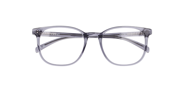 Miles Crystal Grey AcetateEyeglass Frames for Glasses Direct, Closed View