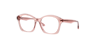 Monica Light Brown & Pink AcetateEyeglass Frames for Glasses Direct, Angle View