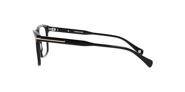 Mayfair Black AcetateEyeglass Frames for Glasses Direct, Side View