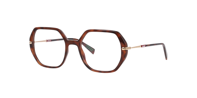 LV 1085 Tortoise PlasticEyeglass Frames for Glasses Direct, Angle View