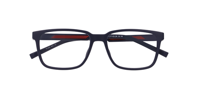 TH 2206 Blue Red PlasticEyeglass Frames for Glasses Direct, Closed View