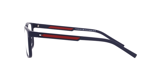 TH 2206 Blue Red PlasticEyeglass Frames for Glasses Direct, Side View