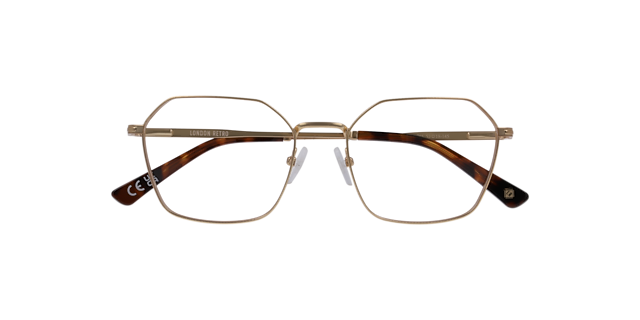 Maida Vale Gold MetalEyeglass Frames for Glasses Direct, Closed View