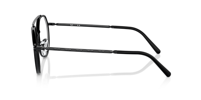 RB3765V Black MetalEyeglass Frames for Glasses Direct, Side View