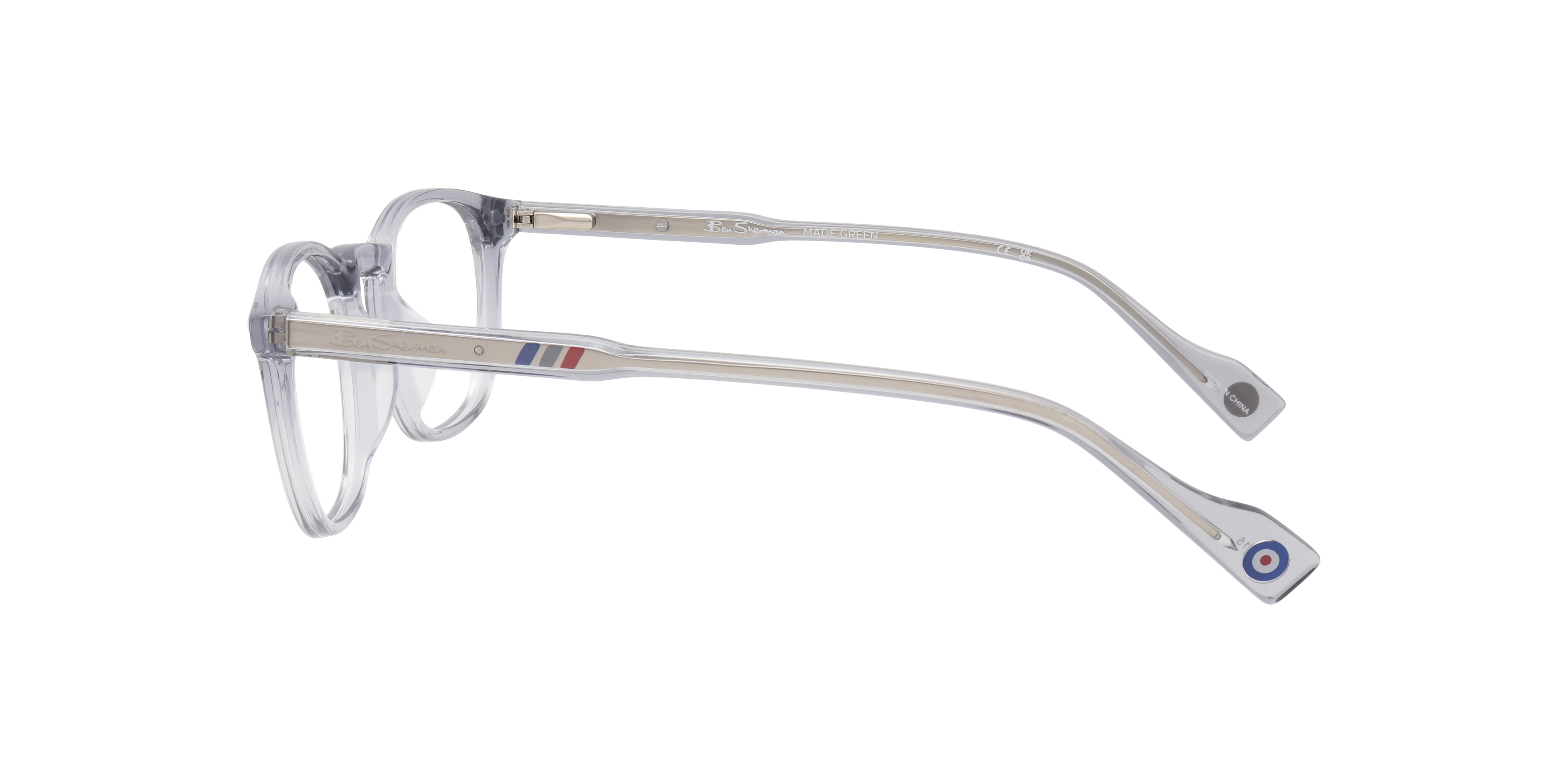 Lawrence Grey AcetateEyeglass Frames for Glasses Direct, Side View