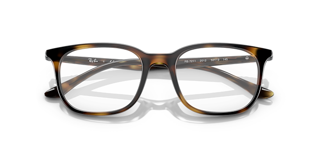 RB7211 Havana PlasticEyeglass Frames for Glasses Direct, Closed View