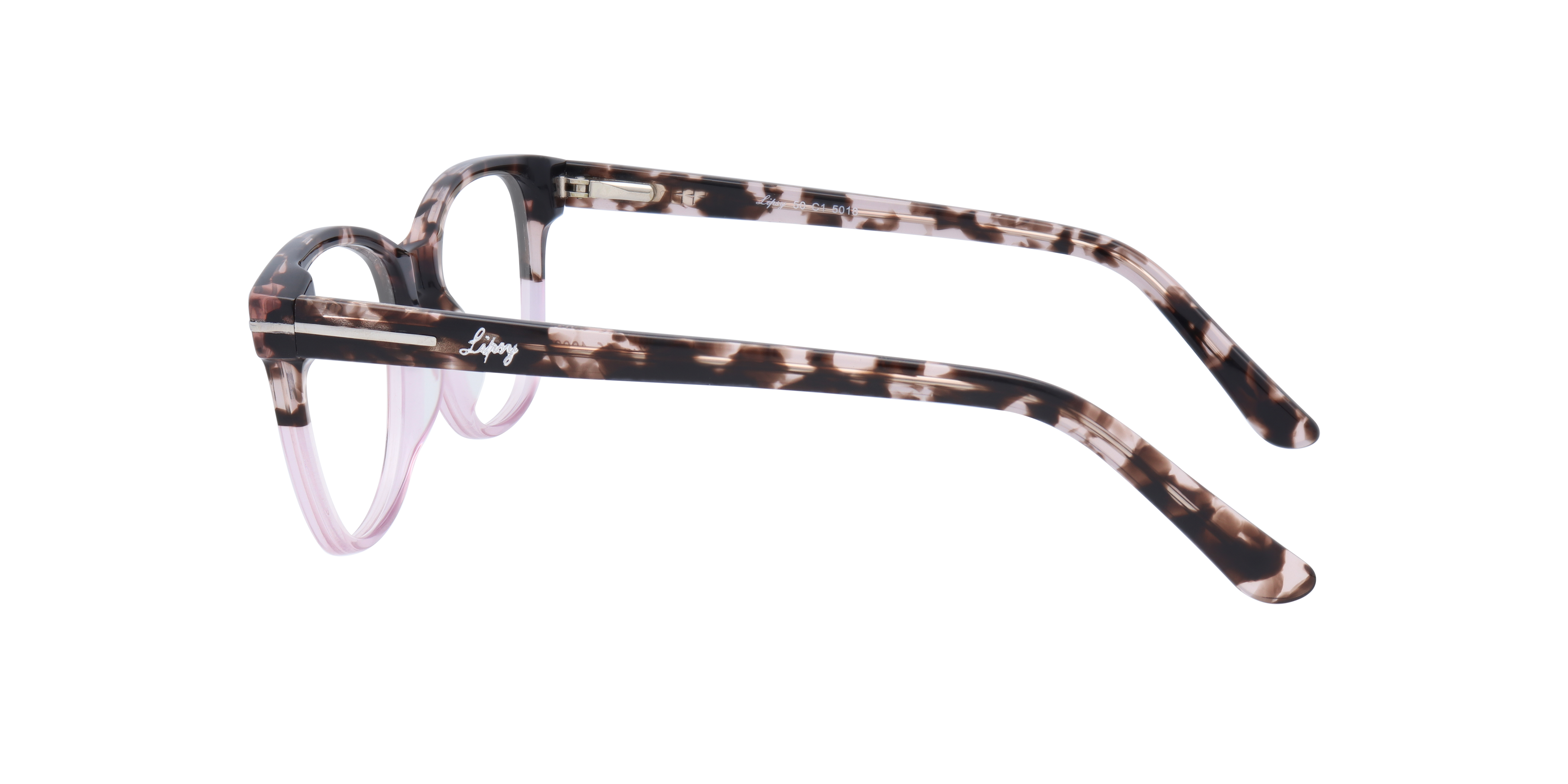 Lipsy 50 Multicolored AcetateEyeglass Frames for Glasses Direct, Side View