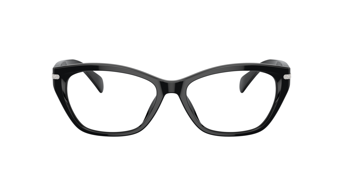 Ralph Women's Shiny Black Pillow Acetate Eyeglasses Online - Full Rim - Ra7161u