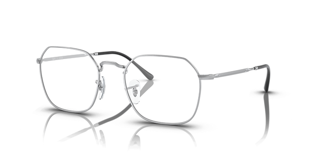 RB3694V Silver MetalSunglass Frames for Glasses Direct, Angle View