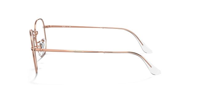 RB6448 Rose Gold MetalEyeglass Frames for Glasses Direct, Side View