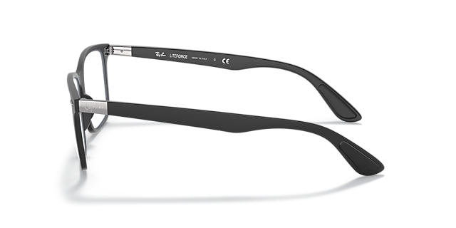 RB7144 Black PlasticEyeglass Frames for Glasses Direct, Side View
