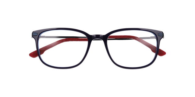 Nb4201 Blue AcetateEyeglass Frames for Glasses Direct, Closed View