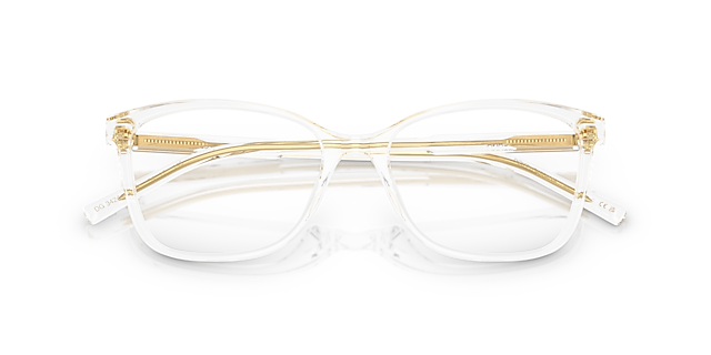 DG3424 Crystal AcetateEyeglass Frames for Glasses Direct, Closed View