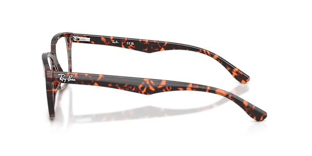 RB5228 Havana Red Turtle AcetateEyeglass Frames for Glasses Direct, Side View