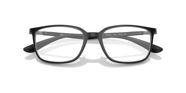 RB7208 Black PlasticEyeglass Frames for Glasses Direct, Closed View