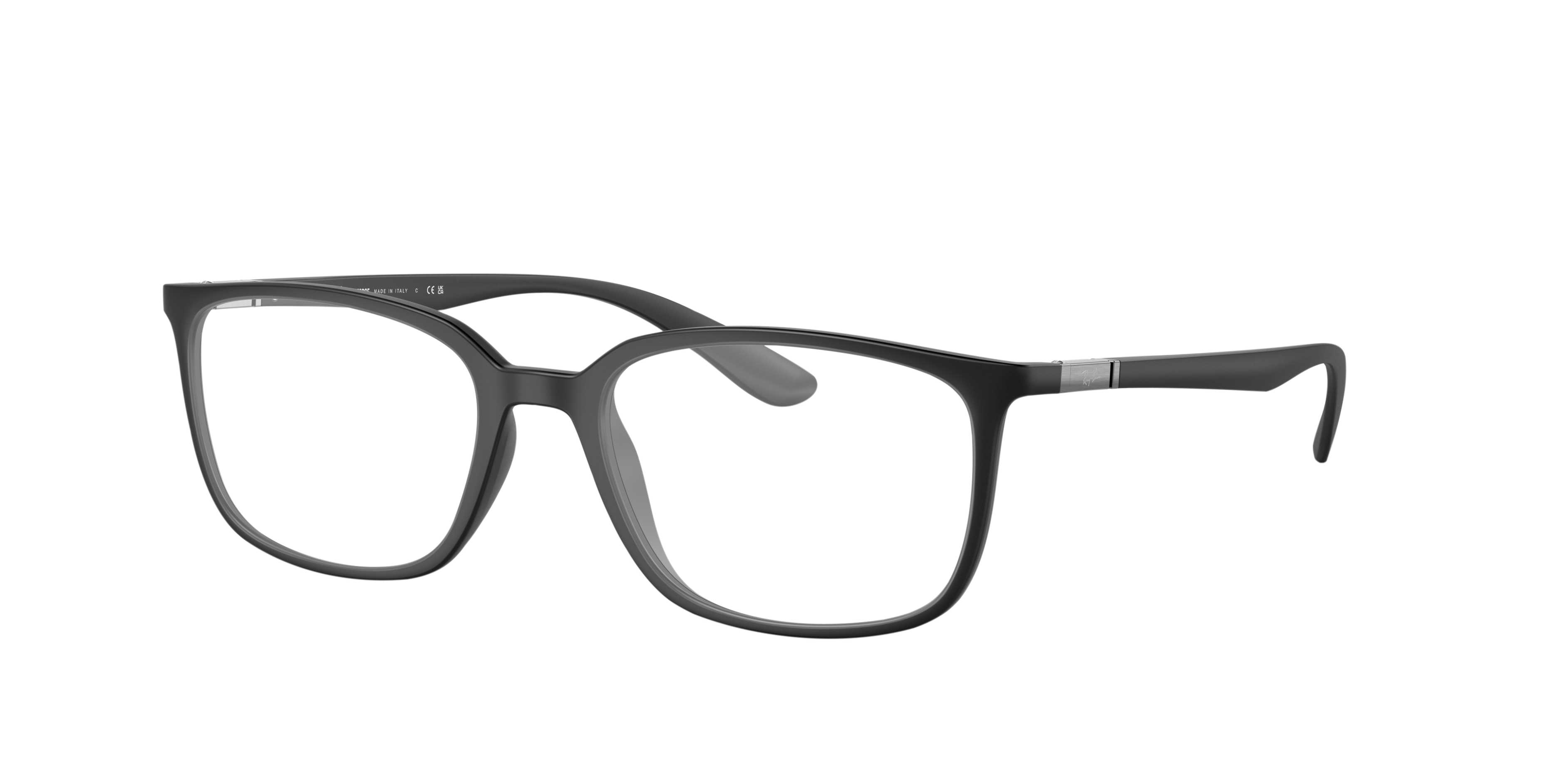 RB7208 Black PlasticEyeglass Frames for Glasses Direct, Angle View