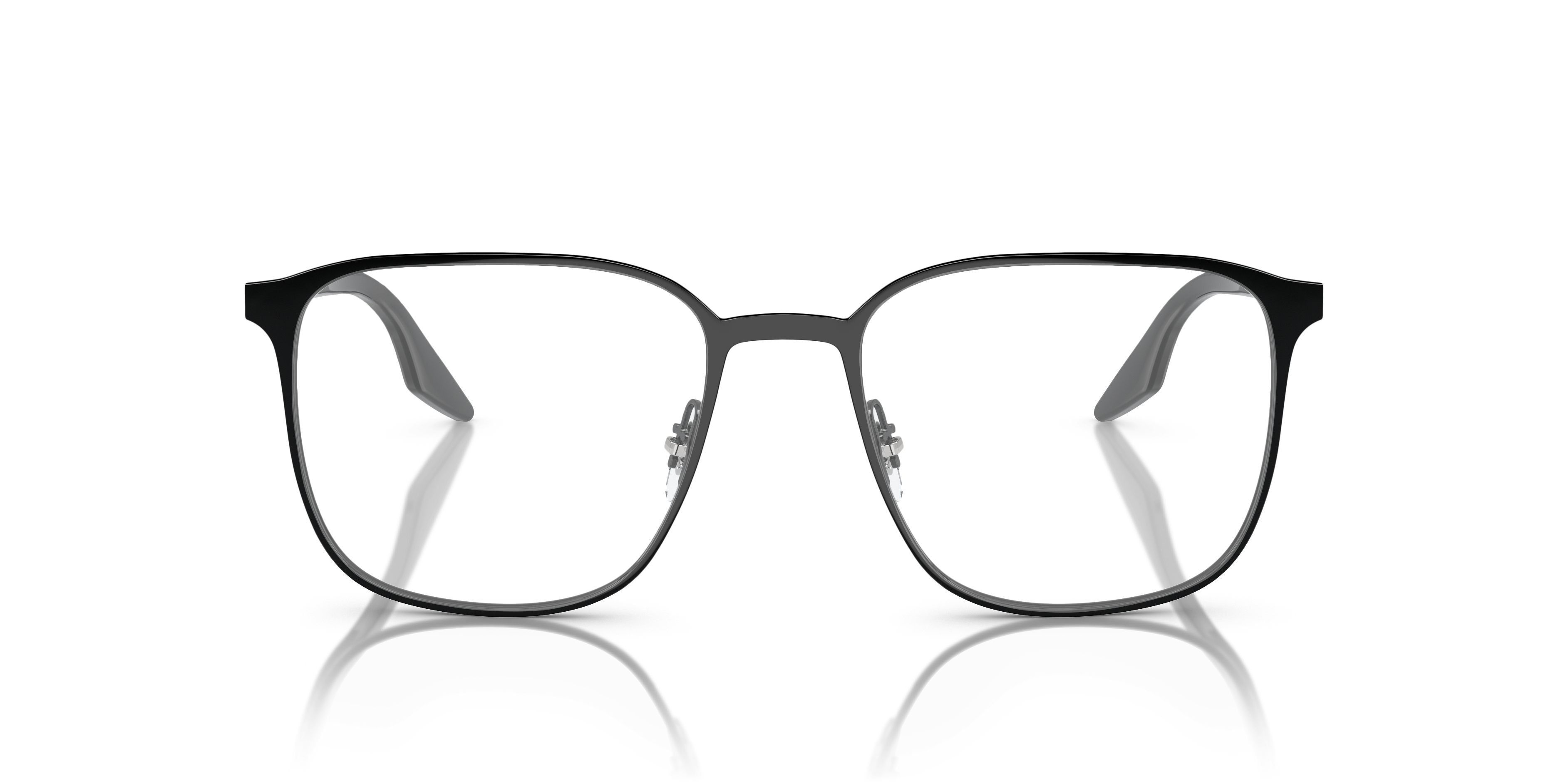 RB6512 Black MetalEyeglass Frames for Glasses Direct, Front View