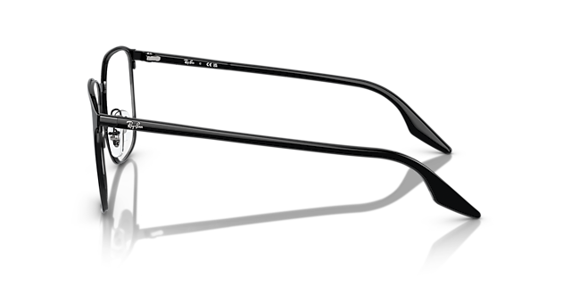 RB6512 Black MetalEyeglass Frames for Glasses Direct, Side View