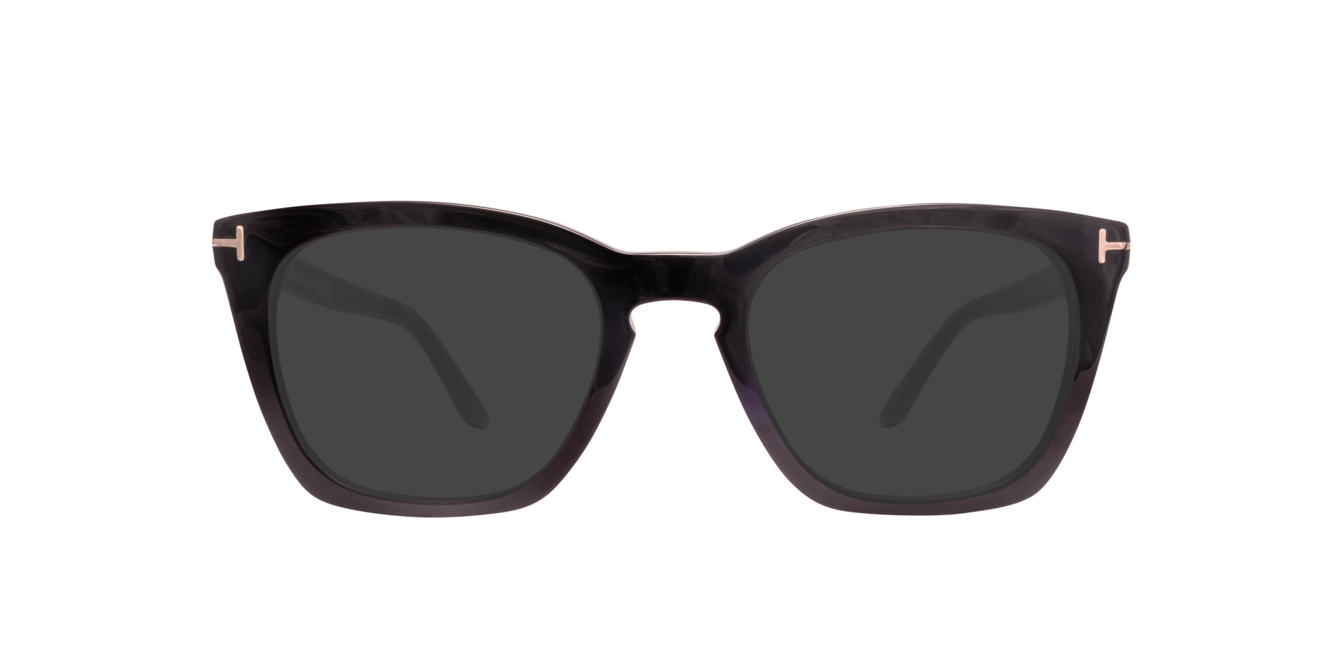 FT5736-B Black Shiny AcetateEyeglass Frames for Glasses Direct, with Tinted Lenses