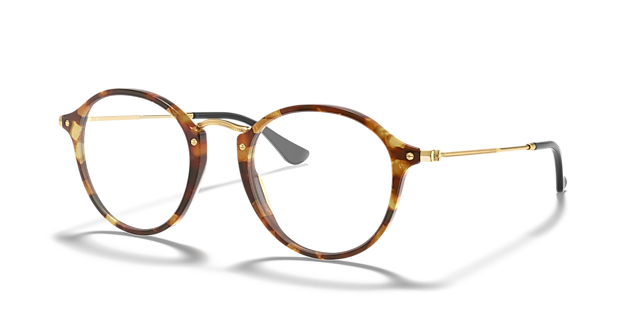 RB2447V Striped Havana AcetateEyeglass Frames for Glasses Direct, Angle View