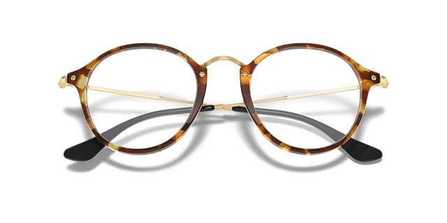 RB2447V Striped Havana AcetateEyeglass Frames for Glasses Direct, Closed View