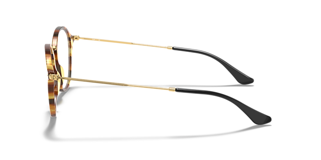 RB2447V Striped Havana AcetateEyeglass Frames for Glasses Direct, Side View
