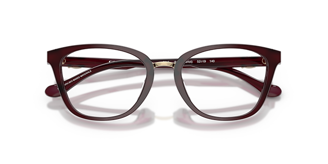 HC6272U Milky Merlot AcetateEyeglass Frames for Glasses Direct, Closed View