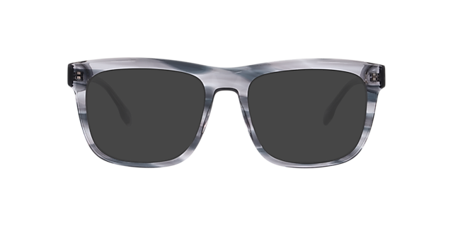 Nixon Horn Crystal Grey AcetateEyeglass Frames for Glasses Direct, with Tinted Lenses