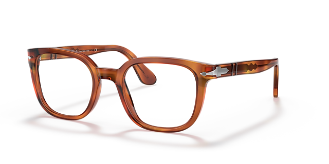 PO3263V Terra Di Siena AcetateEyeglass Frames for Glasses Direct, Angle View