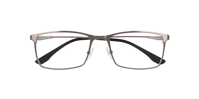 Nb4203 Gunmetal MetalEyeglass Frames for Glasses Direct, Closed View