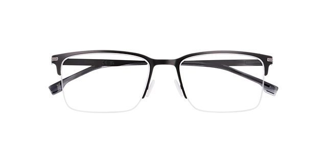 BOSS 1850 Black Matte MetalEyeglass Frames for Glasses Direct, Closed View