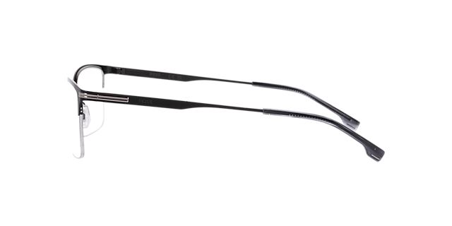 BOSS 1850 Black Matte MetalEyeglass Frames for Glasses Direct, Side View