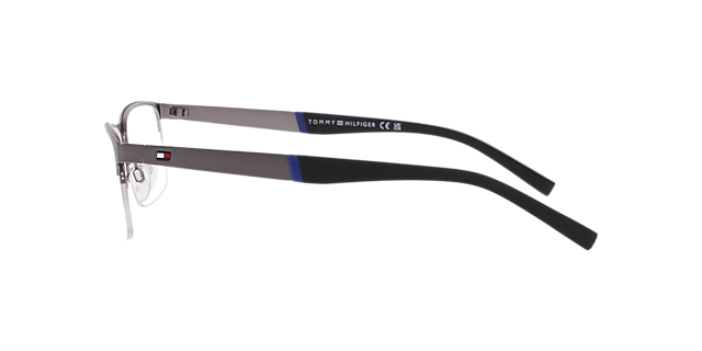 TH 2083 Silver Black MetalEyeglass Frames for Glasses Direct, Side View