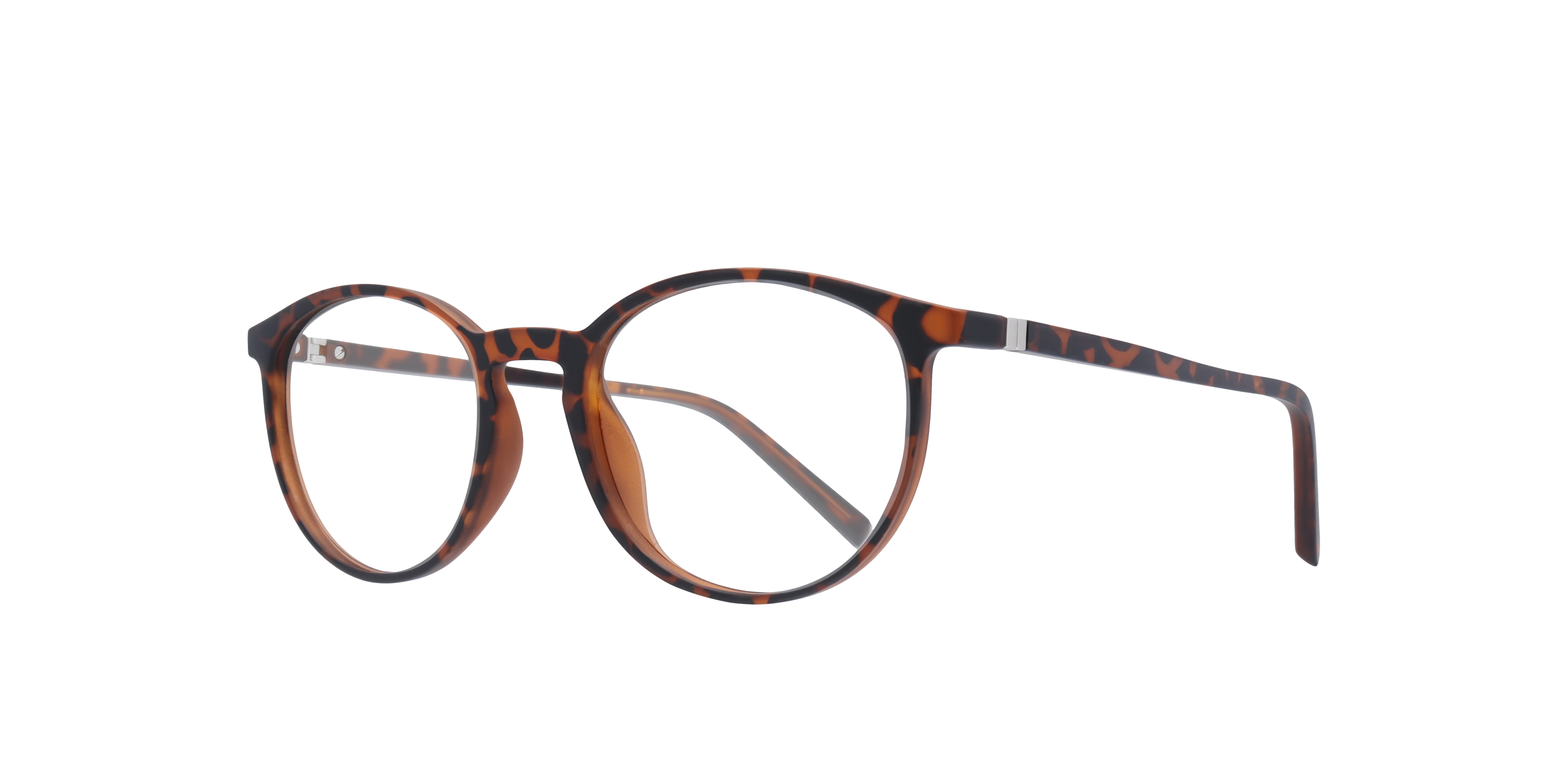Boston Matte Demi PlasticEyeglass Frames for Glasses Direct, Angle View