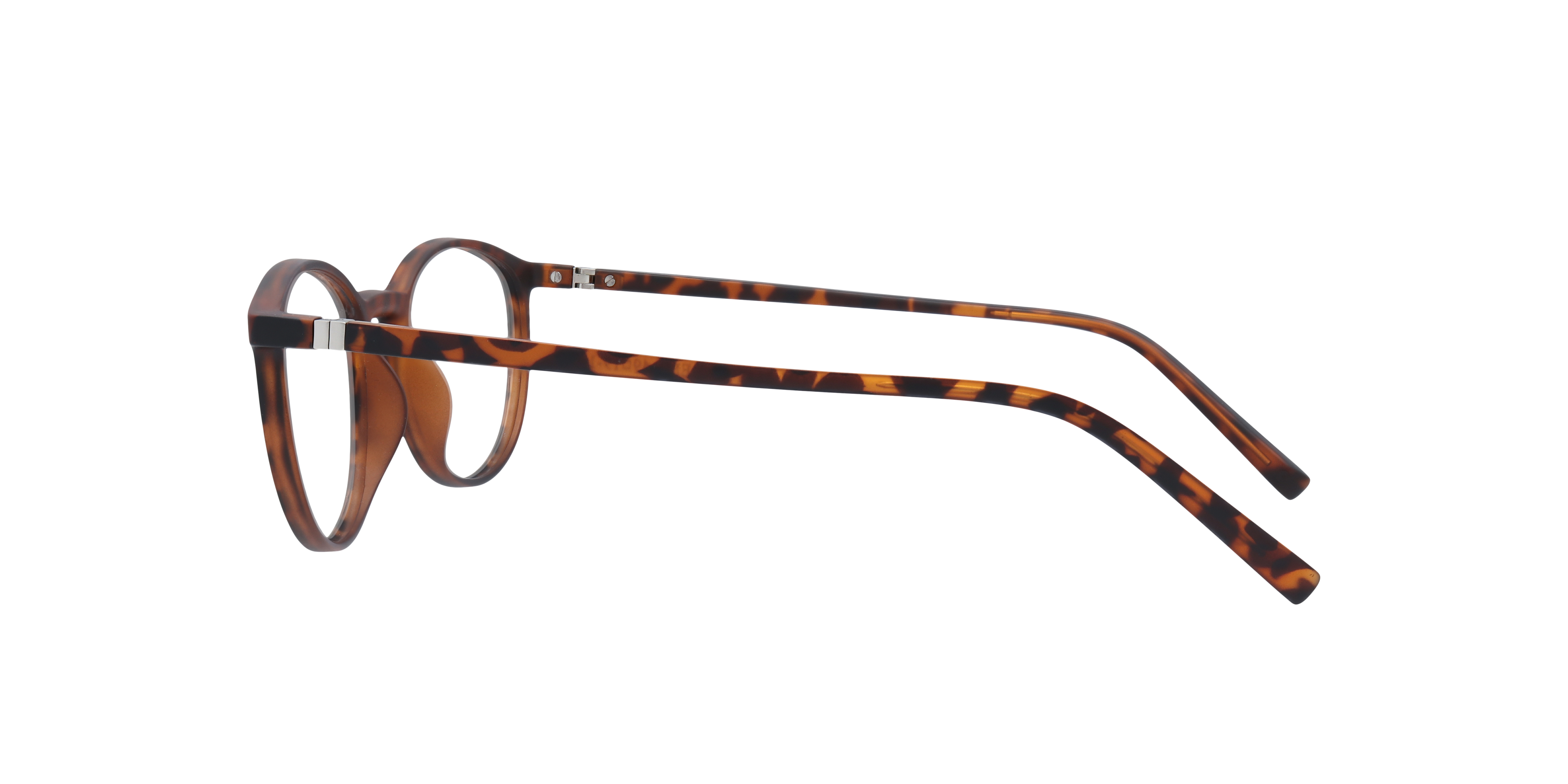 Boston Matte Demi PlasticEyeglass Frames for Glasses Direct, Side View