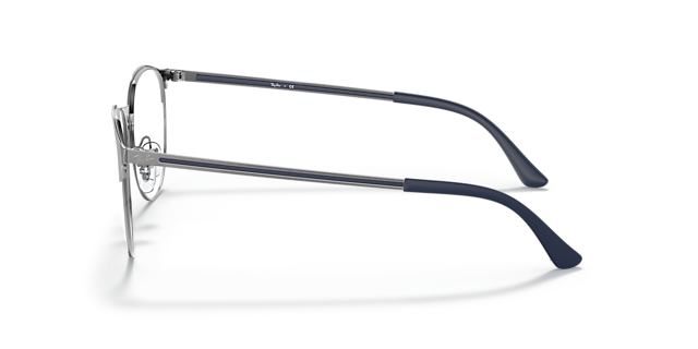 RB6375 Gunmetal MetalEyeglass Frames for Glasses Direct, Side View