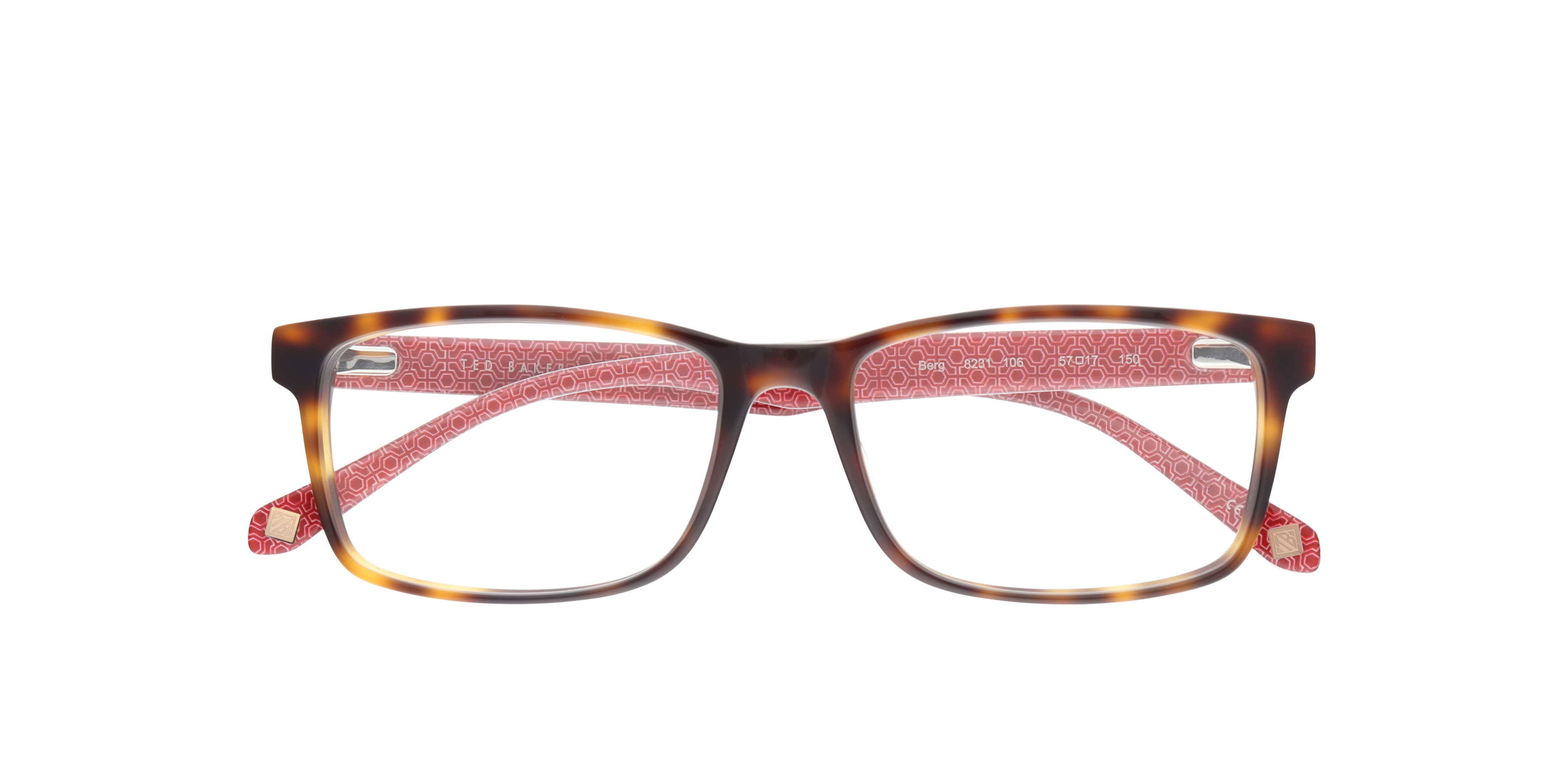 TB8231 Brown AcetateEyeglass Frames for Glasses Direct, Closed View
