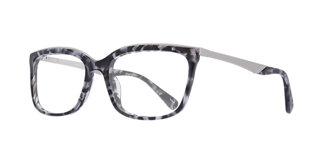 Delores Grey Havana AcetateEyeglass Frames for Glasses Direct, Angle View