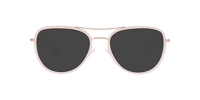 Northolt Milky White & Pink Gold MetalEyeglass Frames for Glasses Direct, with Tinted Lenses