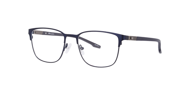 Cusave Blue MetalEyeglass Frames for Glasses Direct, Angle View