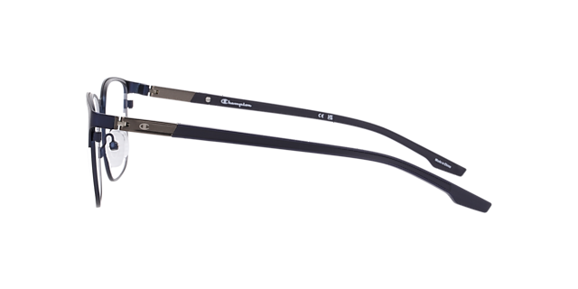 Cusave Blue MetalEyeglass Frames for Glasses Direct, Side View