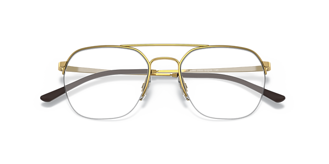 RB6444 Arista Gold MetalEyeglass Frames for Glasses Direct, Closed View