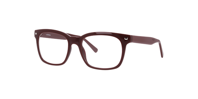 Mason Dark Burgundy PlasticEyeglass Frames for Glasses Direct, Angle View