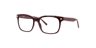 Mason Dark Burgundy PlasticEyeglass Frames for Glasses Direct, Angle View
