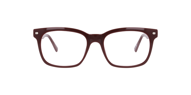 Mason Dark Burgundy PlasticEyeglass Frames for Glasses Direct, Front View