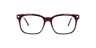 Mason Dark Burgundy PlasticEyeglass Frames for Glasses Direct, Front View
