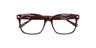 Mason Dark Burgundy PlasticEyeglass Frames for Glasses Direct, Closed View