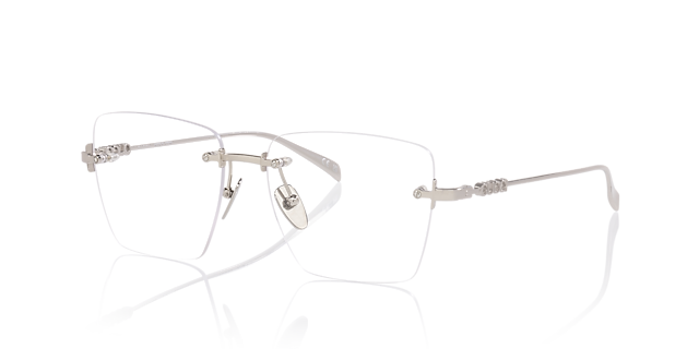 GG1938O Silver MetalEyeglass Frames for Glasses Direct, Angle View